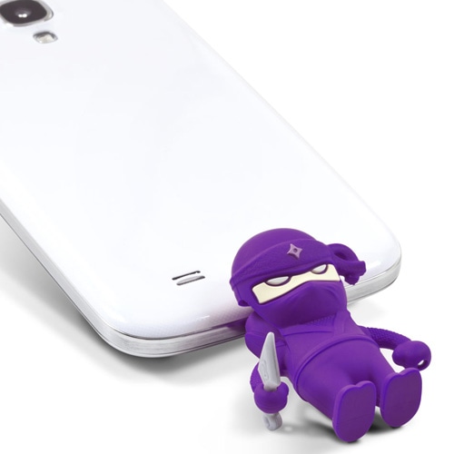 エアリア デュアルUSBメモリー 16GB Ninja紫(USB&MicroUSB) USB3.0対応 【DR14071-16PU】