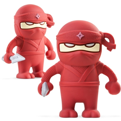 エアリア デュアルUSBメモリー 16GB Ninja赤(USB&MicroUSB) USB3.0対応 【DR14071-16R】