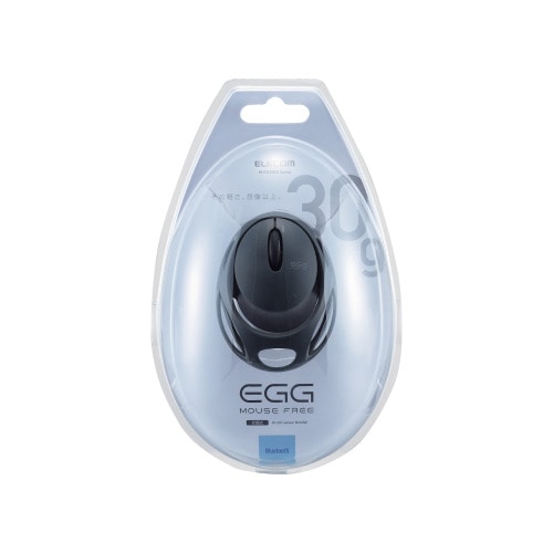 ELECOM(エレコム) EGGマウス フリー Bluetooth 3ボタン IRLED ブラック【M-EG30BRBK】