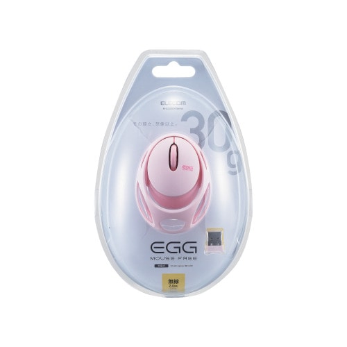 ELECOM(エレコム) EGGマウス フリー 無線 3ボタン IRLED ピンク【M-EG30DRPN】