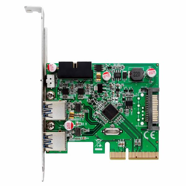 AREA エアリア USB3.1 ポート増設 PCIExpressX4 拡張ボード 切替スイッチ搭載 フォーシリンダー【SD-PE4U31A-2E1SW】