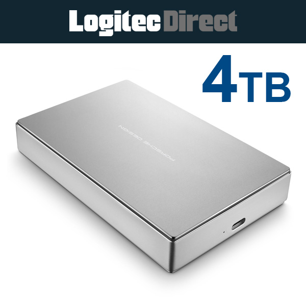 ラシー(LACIE) Porsche Design P'9227 ポータブルハードディスク HDD 4TB シルバー【2A69P3】