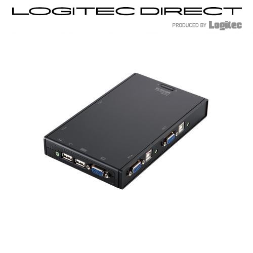 【KVM-BU4】パソコン切換器/USB接続/KVM/BOX型/4ポート