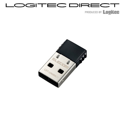 ELECOM(エレコム)(エレコム) ブルートゥース Bluetooth PC用USBアダプタ 小型 Ver4.0 Class1 Win10対応 ブラック【LBT-UAN05C1】