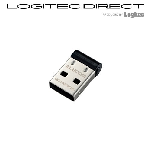 ELECOM(エレコム) Bluetooth PC用USBアダプタ 超小型 Ver4.0 Class2 Win10対応 ブラック【LBT-UAN05C2/N】