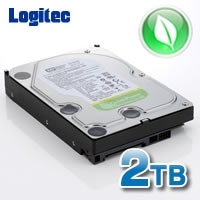 【LHD-DA2000SAKW】【SATA】【2TB】ウェスタンデジタル「AV-GreenPower」ドライブ採用3.5型内蔵ハードディスク(HDD)