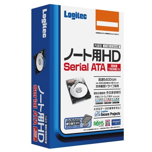 2.5インチ 内蔵ハードディスク(HDD) SATA 500GB【LHD-NA500SAK】