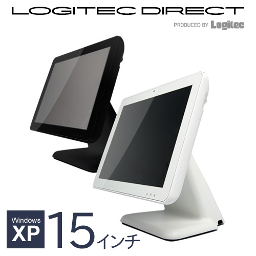 カウンタートップ型15インチファンレスタッチパネルPC Windows XPモデル ブラック【LT-J2151BS/XP】