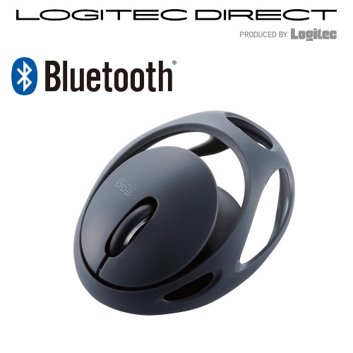 ELECOM(エレコム) EGGマウス フリー Bluetooth 3ボタン IRLED ブラック【M-EG30BRBK】