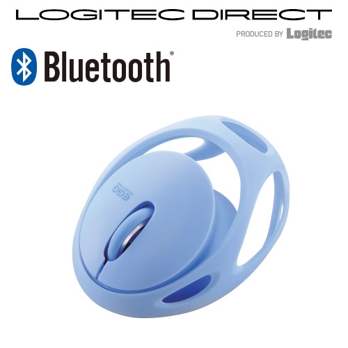 ELECOM(エレコム) EGGマウス フリー Bluetooth 3ボタン IRLED ブルー【M-EG30BRBU】