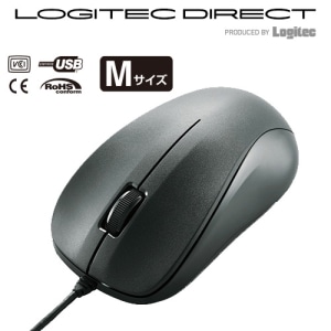 【M-S2ULBK/RS】ELECOM エレコム レーザーマウス/USB/3ボタン/ブラック/ROHS