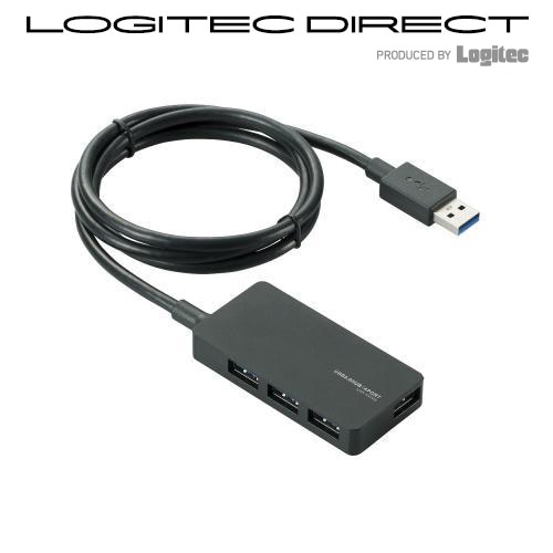 ELECOM(エレコム) USBHUB3.0/ACアダプタ付/セルフパワー/4ポート【U3H-A408SBK】