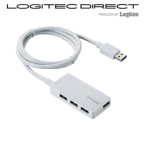 ELECOM(エレコム) USBHUB3.0/ACアダプタ付/セルフパワー/4ポート【U3H-A408SWH】