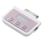 iPhone/iPod用FMトランスミッター（ピンク）[LAT-FMiS05PN]