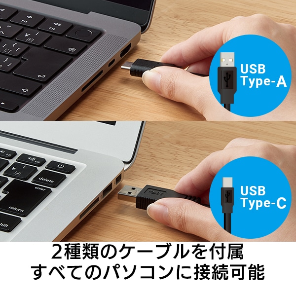 Windows対応 外付け ポータブル ブルーレイドライブ USB-C Type-C USB-A Type-A M-Disc BDXL 動画再生 動画編集 データ保存 ソフト付き LBD-LPWCWU3CVDB