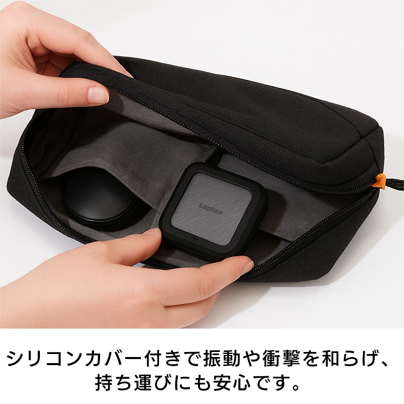 40Gbps USB4対応 SSD 外付け 2TB ポータブル Type-C 最大読込3,000MB/s 最大書込2,700MB/s PS5 / PS5 Pro 動作確認済 USB4(Gen3x2) LMD-PBW020U4CBK