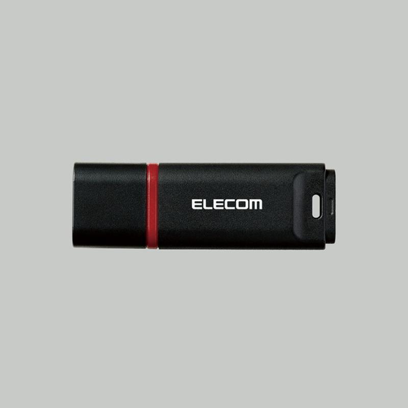 エレコム【 アウトレット 】 USBメモリ 16GB データ復旧サービス付 USB3.0 USB3.2 Gen1 読込 最大100MB/s 暗号化 パスワード セキュリティ ブラック MF-DRU3016GBKR