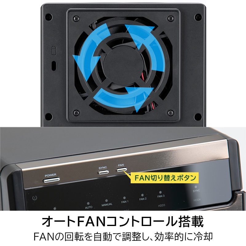Type-C対応 HDDケース 3.5インチ 2.5インチ SSD 4BAY 外付 RAID機能なし USB3.2(Gen2)【LHR-4BNHUC】