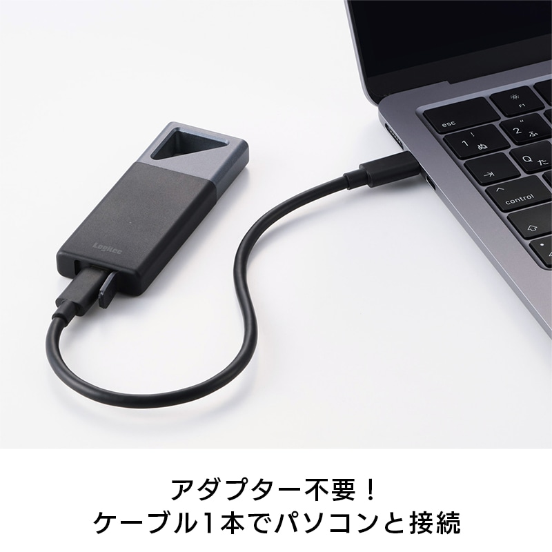 SSD 外付け 1TB ポータブル Type-C 最大読出・書込 1700MB/秒 防塵防滴