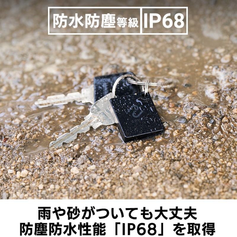 最大5年 使い切り スマートタグ 紛失防止タグ iPhone iPad 用 忘れもの防止タグ 位置確認 追跡 探し物発見 iOS スマホ タグ型 amine LGT-LWNNTG1BKA