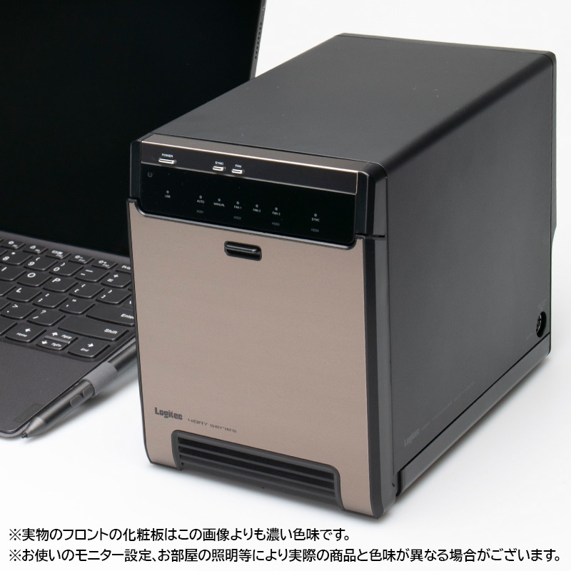 Type-C対応 HDDケース 3.5インチ 2.5インチ SSD 4BAY 外付 RAID機能なし USB3.2(Gen2)【LHR-4BNHUC】