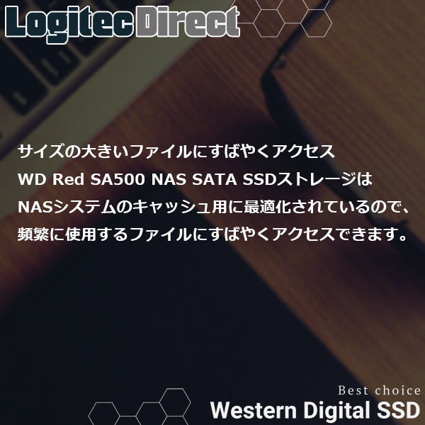 WD Red  SA500 NAS SATA SSD 2.5インチ 500GB WDS500G1R0A