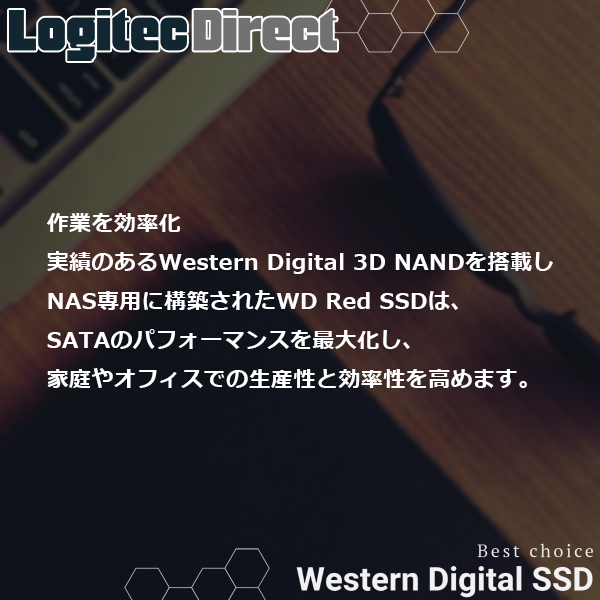 WD Red  SA500 NAS SATA SSD 2.5インチ 4TB WDS400T1R0A